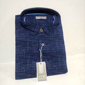 New mens Ike Behar Dress Shirt Button Up chile garnet size L NWT 95$ MSRP